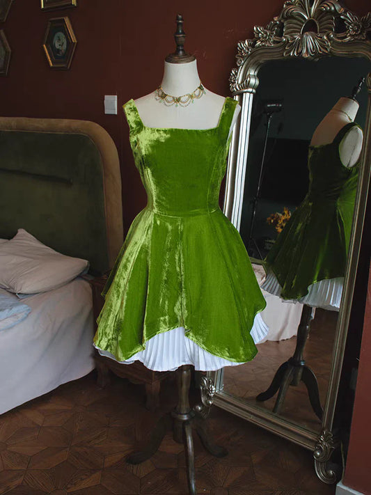 Aimishang Elegant A Line Straps Sleeveless Prom Dress Chic Homecoming Dress Lovely Party Dress Sweetheart Cocktail Dress
