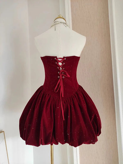 Aimishang Cute A Line Homecoming Dress Birthday Dress Mini Party Dress Graduation Dress Short Prom Dress