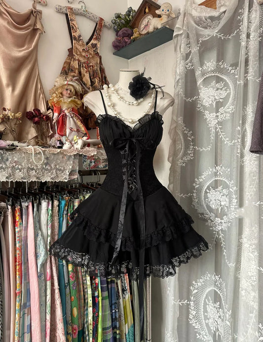 Aimishang Elegant A Line Spaghetti Straps Prom Dress Chic Homecoming Dress Lovely Party Dress No With Neck accessories