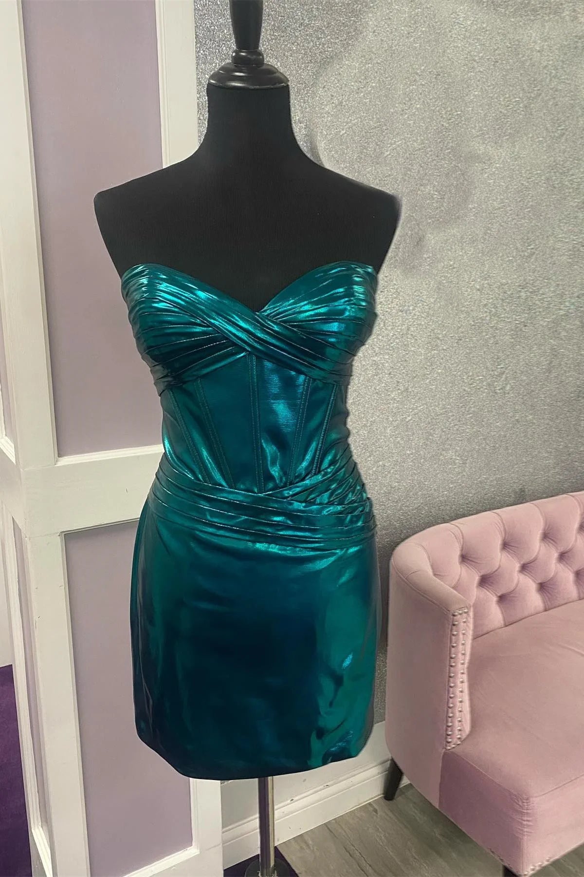 Aimishang Charming Strapless Bodycon Homecoming Dress Short Graduation Dress Sexy Birthday Party Dress