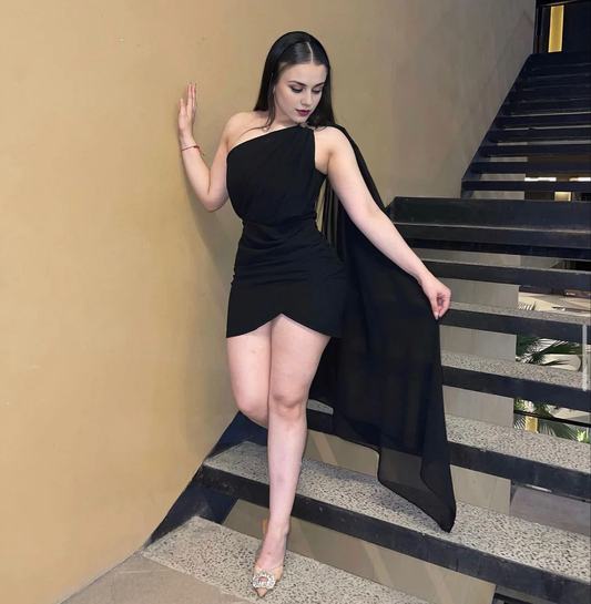 Aimishang Elegant One Shoulder Homecoming Dress Sweetheart Birthday Party Dress Graduation Dress Prom Dress