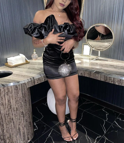 Aimishang Charming Off Shoulder Homecoming Dress Sweetheart Birthday Party Dress Graduation Dress Short Prom Dress