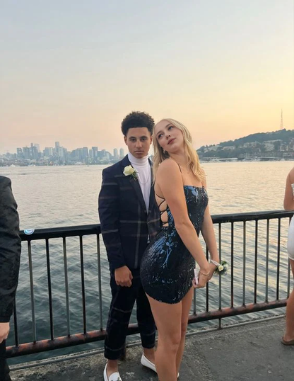 Aimishang Charming Tight Homecoming Dress Sweetheart Birthday Party Dress Graduation Dress Short Prom Dress