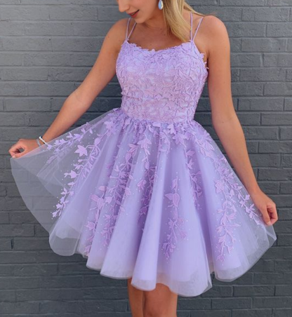 Aimishang Sweetheart A Line Homecoming Dress Lovely Graduation Dress Short Prom Dress Birthday Party Dress with Appliques