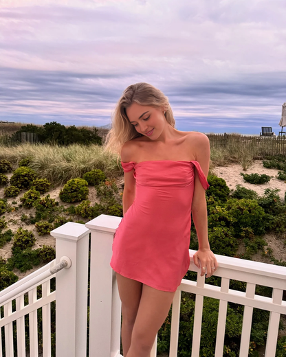 Aimishang Charming Off the Shoulder Satin Homecoming Dress Short Graduation Dress Cute Birthday Party Dress