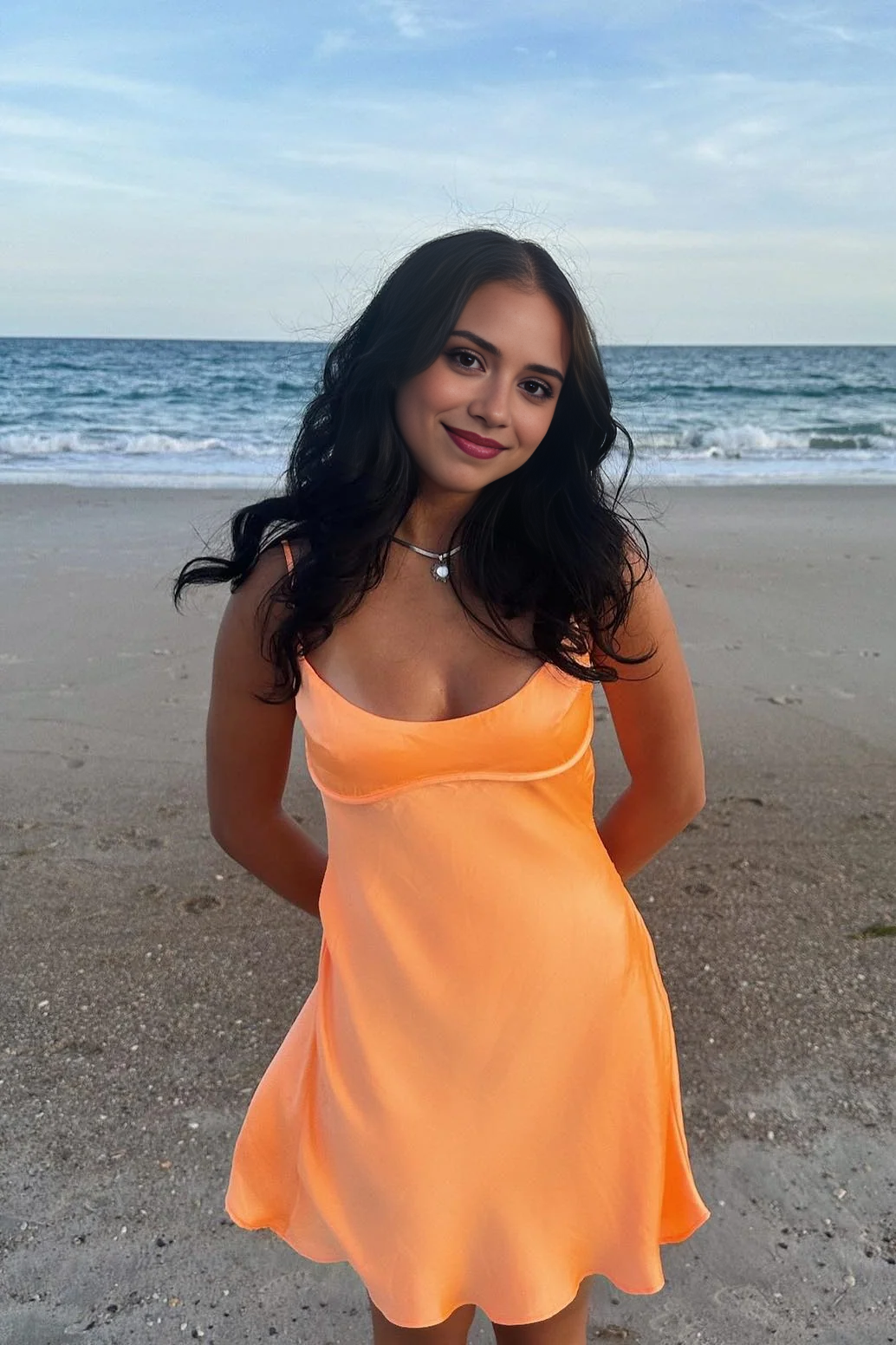 Aimishang Sweetheart Spaghetti Straps Satin Short Homecoming Dress Lovely Graduation Dress Cute Birthday Party Dress
