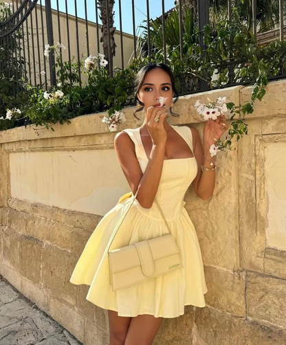 Aimishang Sweetheart A Line Homecoming Dress Lovely Graduation Dress Short Charming Birthday Party Dress With Bow