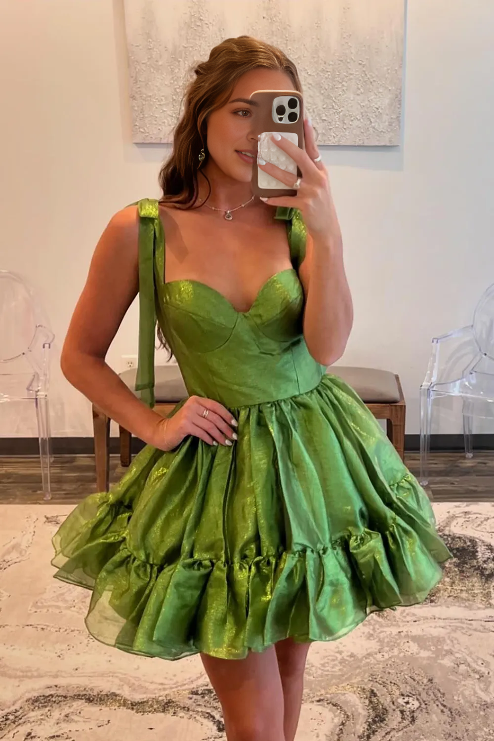 Aimishang Sweetheart A Line Homecoming Dress Charming Graduation Dress Chic Birthday Party Dress