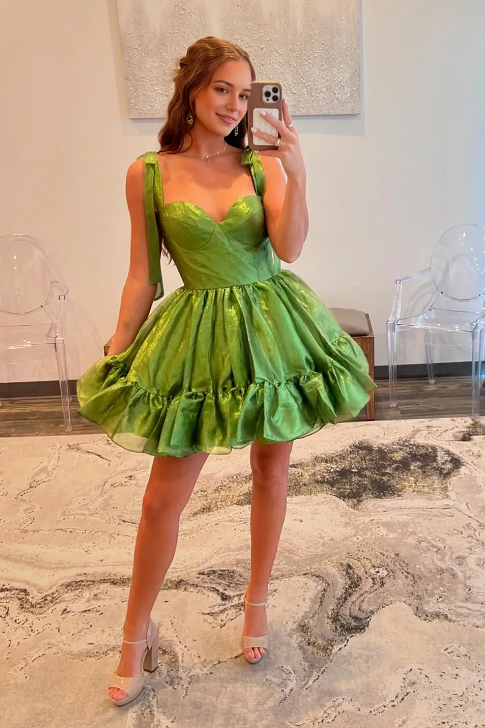 Aimishang Sweetheart A Line Homecoming Dress Charming Graduation Dress Chic Birthday Party Dress