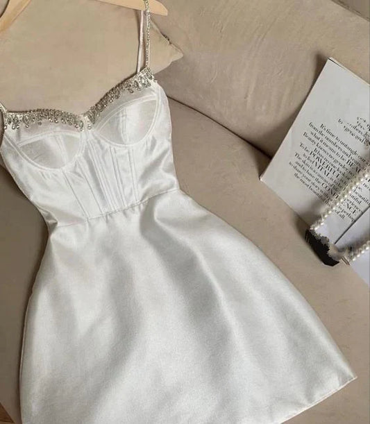 Aimishang A Line Homecoming Dress Sweetheart Birthday Party Dress Graduation Dress Short Prom Dress