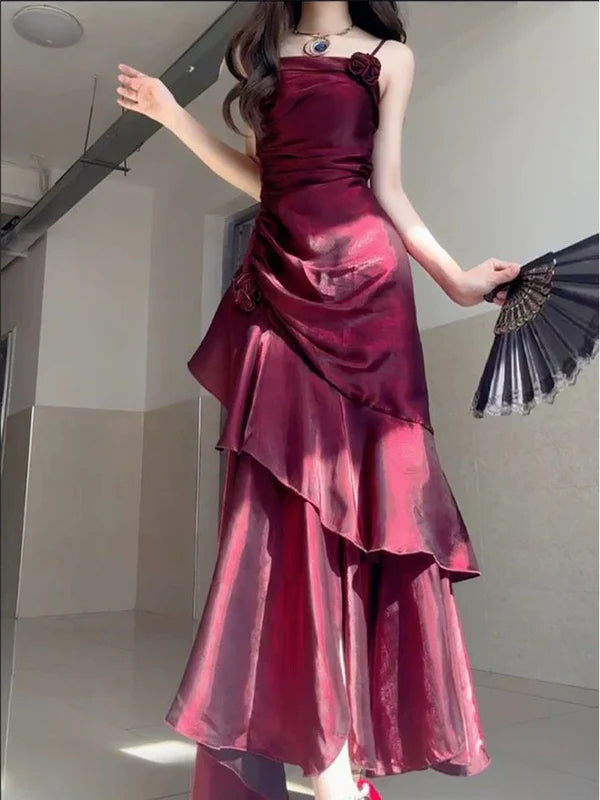 Aimishang Elegant A line Long Prom Dress Formal Dress Evening Gown Charming Party Dress