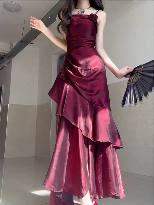 Aimishang Elegant A line Long Prom Dress Formal Dress Evening Gown Charming Party Dress