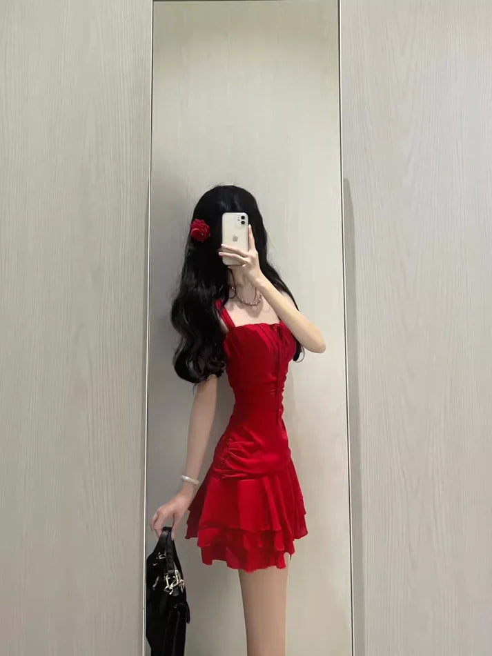 Aimishang Sweetheart A line Straps Short Prom Dress Lovely Homecoming Dress Charming Graduation Dress Cute Birthday Party Dress