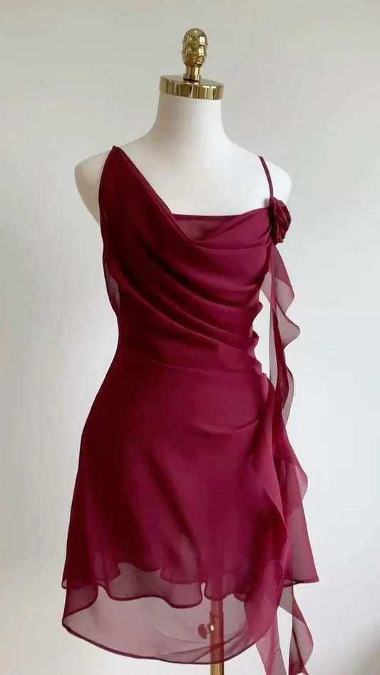 Aimishang Charming A Line Short Prom Dress Elegant Homecoming Dress Sweetheart Birthday Party Dress