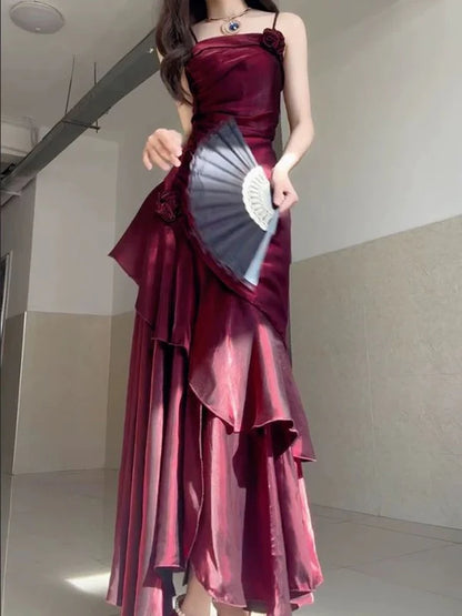 Aimishang Elegant A line Long Prom Dress Formal Dress Evening Gown Charming Party Dress