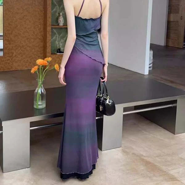 Aimishang Elegant Mermaid Floral Maxi Dress Long Prom Dress Charming Evening Party Dress Women's Dresses