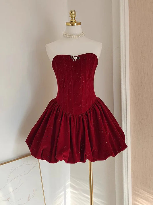 Aimishang Cute A Line Homecoming Dress Birthday Dress Mini Party Dress Graduation Dress Short Prom Dress