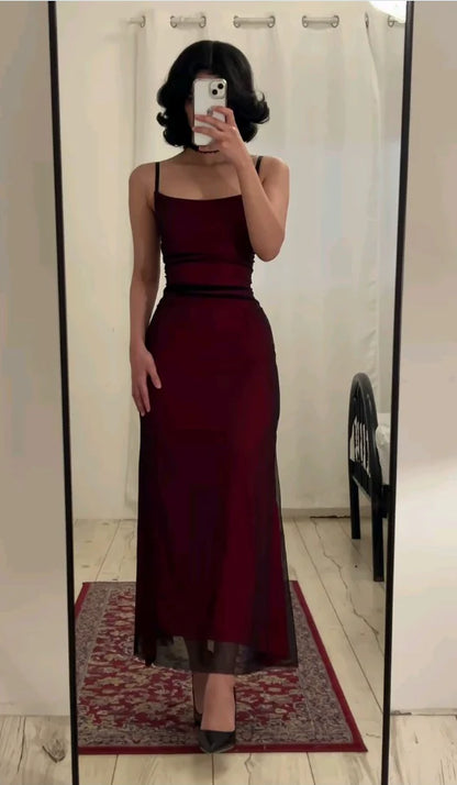 Aimishang Vintage Sheath Prom Dress Elegant Formal Dress Charming Evening Party Dress