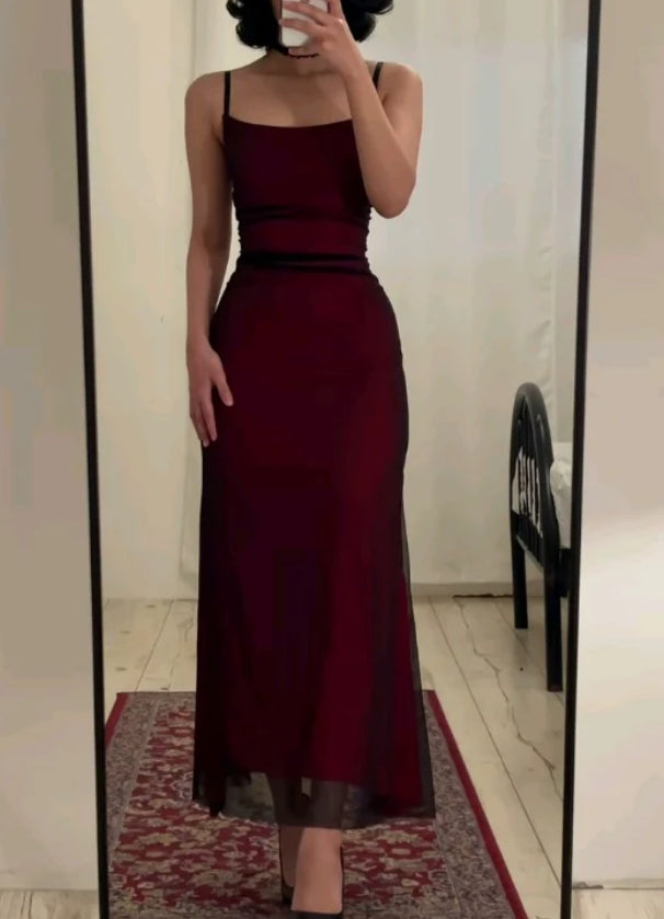 Aimishang Vintage Sheath Prom Dress Elegant Formal Dress Charming Evening Party Dress