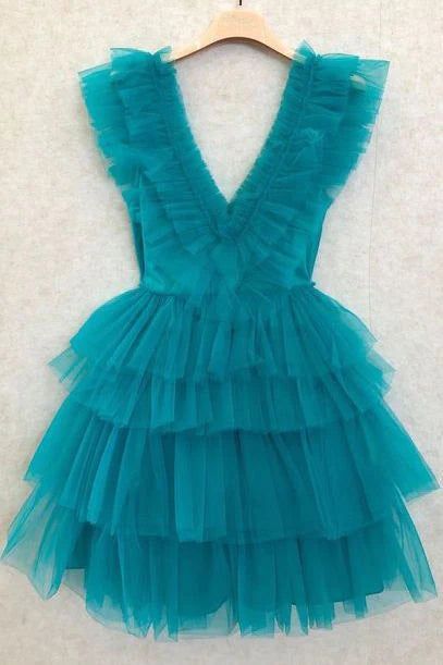 Aimishang V Neck Homecoming Dress Sweetheart Graduation Dress Charming Birthday Party Dress