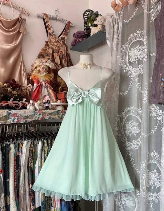 Aimishang Elegant A Line Sleeveless Prom Dress With Bow Chic Homecoming Dress Lovely Party Dress Sweetheart Cocktail Dress