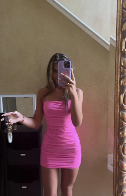 Aimishang Cute Homecoming Dress Short Party Dress Simple Mini Dress Graduation Dress