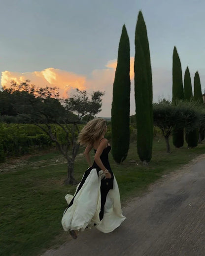 Aimishang Dress Wholesale Elegant Sleeveless Spaghetti Strap Maxi Dress Formal Dress Charming Evening Party Dress