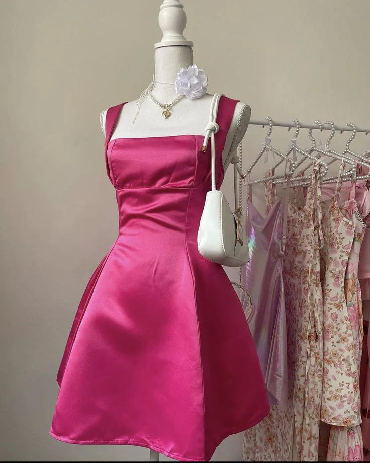 Aimishang Sweetheart A Line Sleeveless Short Prom Dress Cute Homecoming Dress Lovely Birthday Party Dress