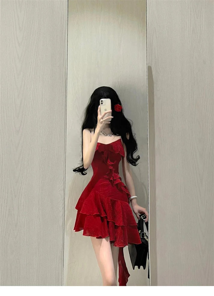 Aimishang Sweetheart A line Prom Dress Lovely Homecoming Dress Charming Graduation Dress Cute Birthday Party Dress