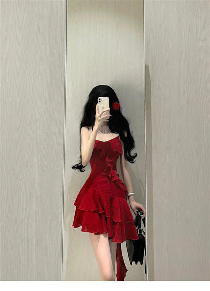 Aimishang Sweetheart A line Prom Dress Lovely Homecoming Dress Charming Graduation Dress Cute Birthday Party Dress
