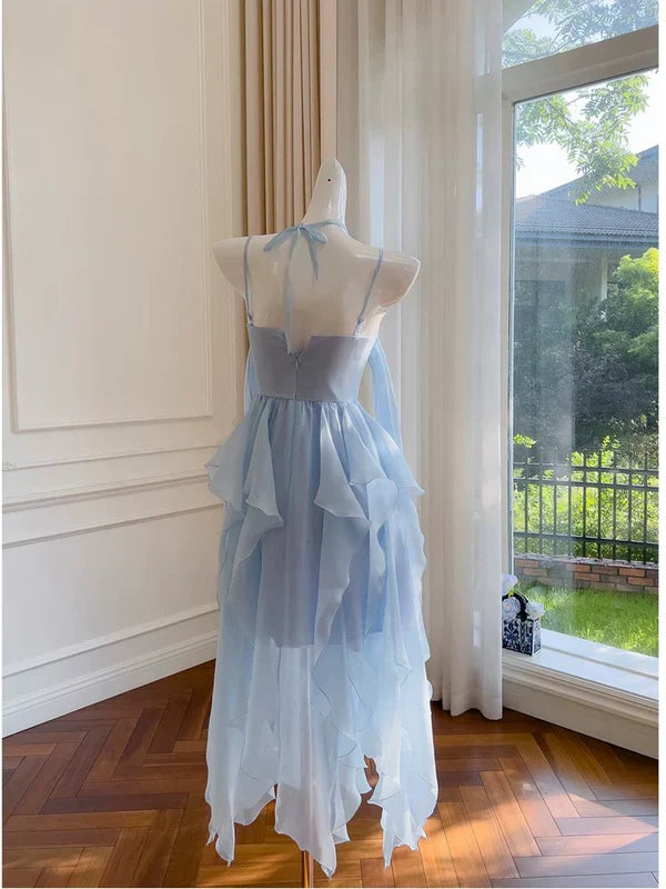 Aimishang Cute Spaghetti Straps Homecoming Dress Elegant Party Dress Summer Graduation Dress
