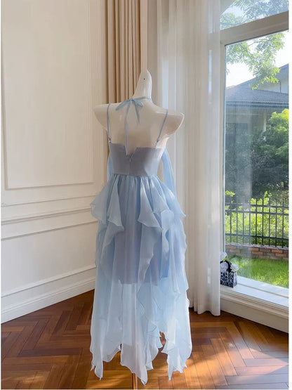 Aimishang Cute Spaghetti Straps Homecoming Dress Elegant Party Dress Summer Graduation Dress