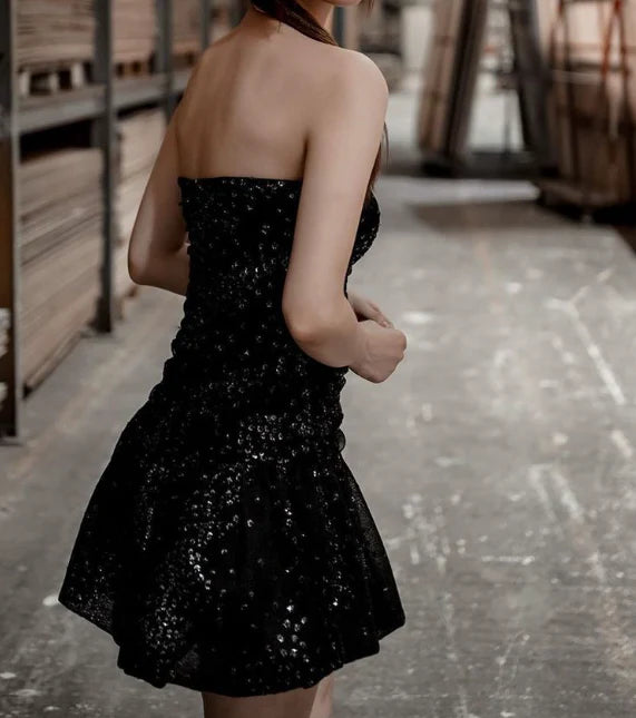 Aimishang Charming Sparkly Homecoming Dress Sexy Graduation Dress Short Prom Dress Birthday Party Dress