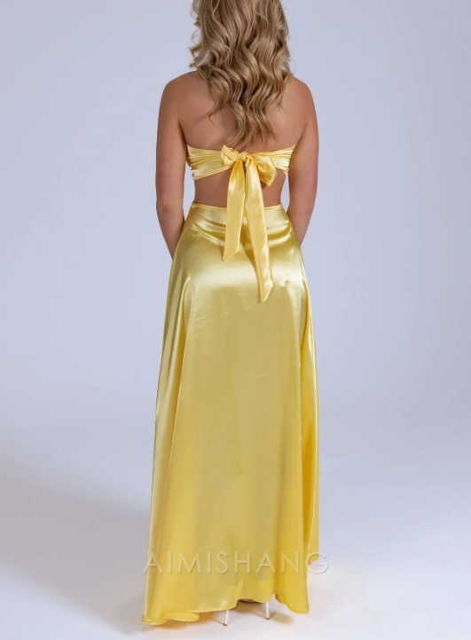 Aimishang Sexy Hollow-Out Long Prom Dress Charming Evening Party Dress Women's Dresses