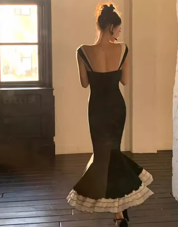 Aimishang Elegant Evening Dress Mermaid Long Prom Dress Sweet Formal Party Dress Charming Birthday Dress