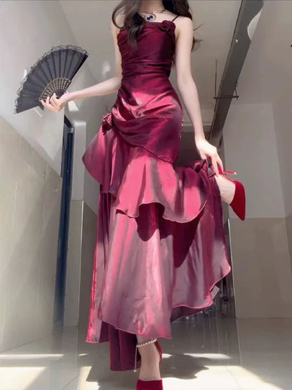 Aimishang Elegant A line Long Prom Dress Formal Dress Evening Gown Charming Party Dress