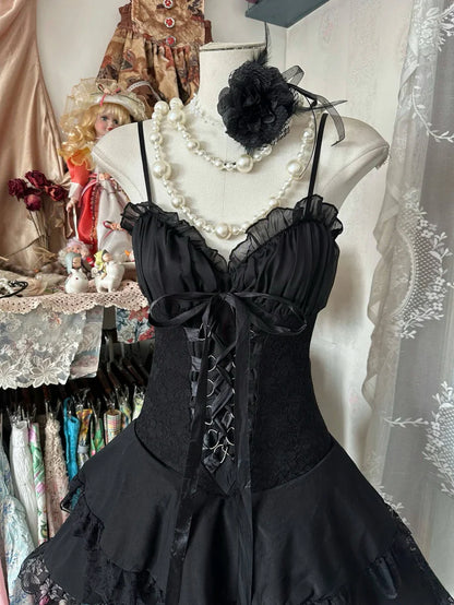 Aimishang Elegant A Line Spaghetti Straps Prom Dress Chic Homecoming Dress Lovely Party Dress No With Neck accessories