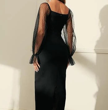 Aimishang Elegant Long Sleeves Homecoming Dress Cute Birthday Party Dress Graduation Dress Short Prom Dress
