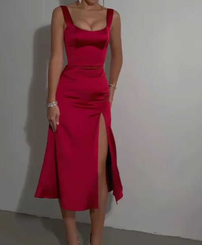 Aimishang Elegant Prom Dress Charming Evening Party Dress Women's Dresses Cocktail Dress With Slit