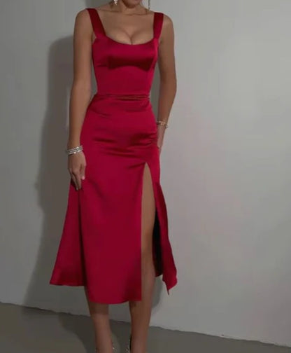 Aimishang Elegant Prom Dress Charming Evening Party Dress Women's Dresses Cocktail Dress With Slit