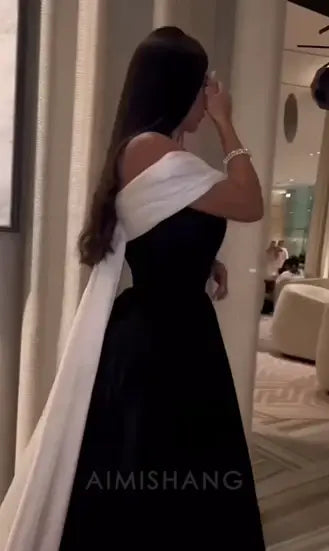 Aimishang Elegant A Line Off Shoulder Long Prom Dress Charming Evening Party Dress Women's Dresses