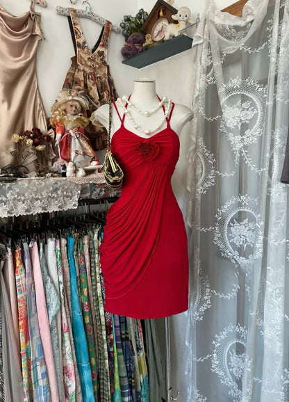 Aimishang Charming Sheath Straps Sleeveless Short Prom Dress Elegant Homecoming Dress Lovely Birthday Party Dress No With Neck accessories