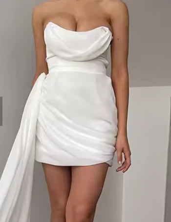 Aimishang Chic Strapless Homecoming Dress Fashion Birthday Party Dress Graduation Dress Prom Dress