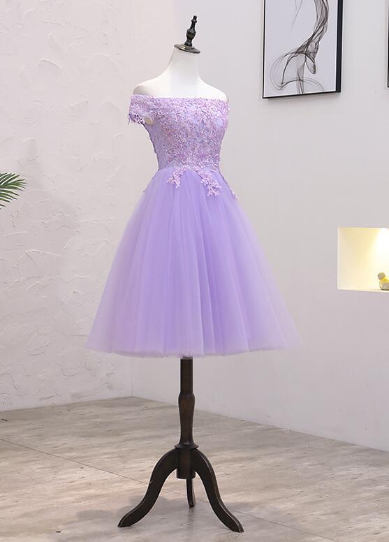 Aimishang A Line Off The Shoulder Homecoming Dress Prom Dress Charming Graduation Dress