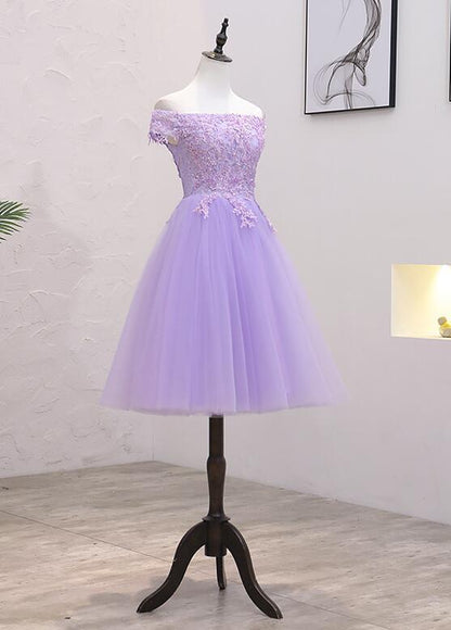 Aimishang A Line Off The Shoulder Homecoming Dress Prom Dress Charming Graduation Dress