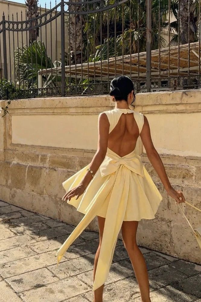 Aimishang Sweetheart A Line Homecoming Dress Lovely Graduation Dress Short Charming Birthday Party Dress With Bow