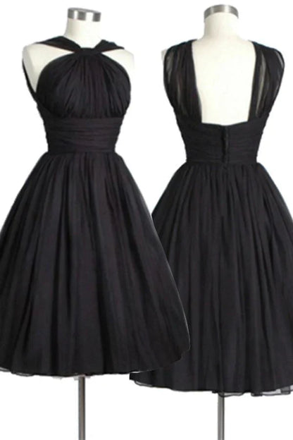 Aimishang Vintage A Line Sleeveless Homecoming Dress Simple Graduation Dress Short Prom Dress Birthday Party Dress