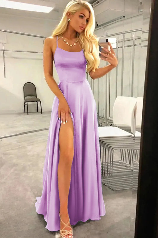 Aimishang Long Prom Dress With Slit Formal Dress