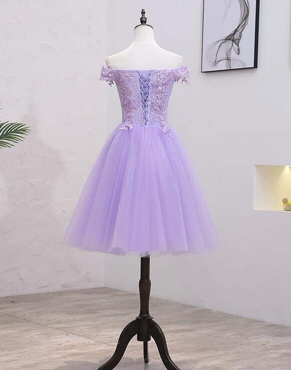 Aimishang A Line Off The Shoulder Homecoming Dress Prom Dress Charming Graduation Dress