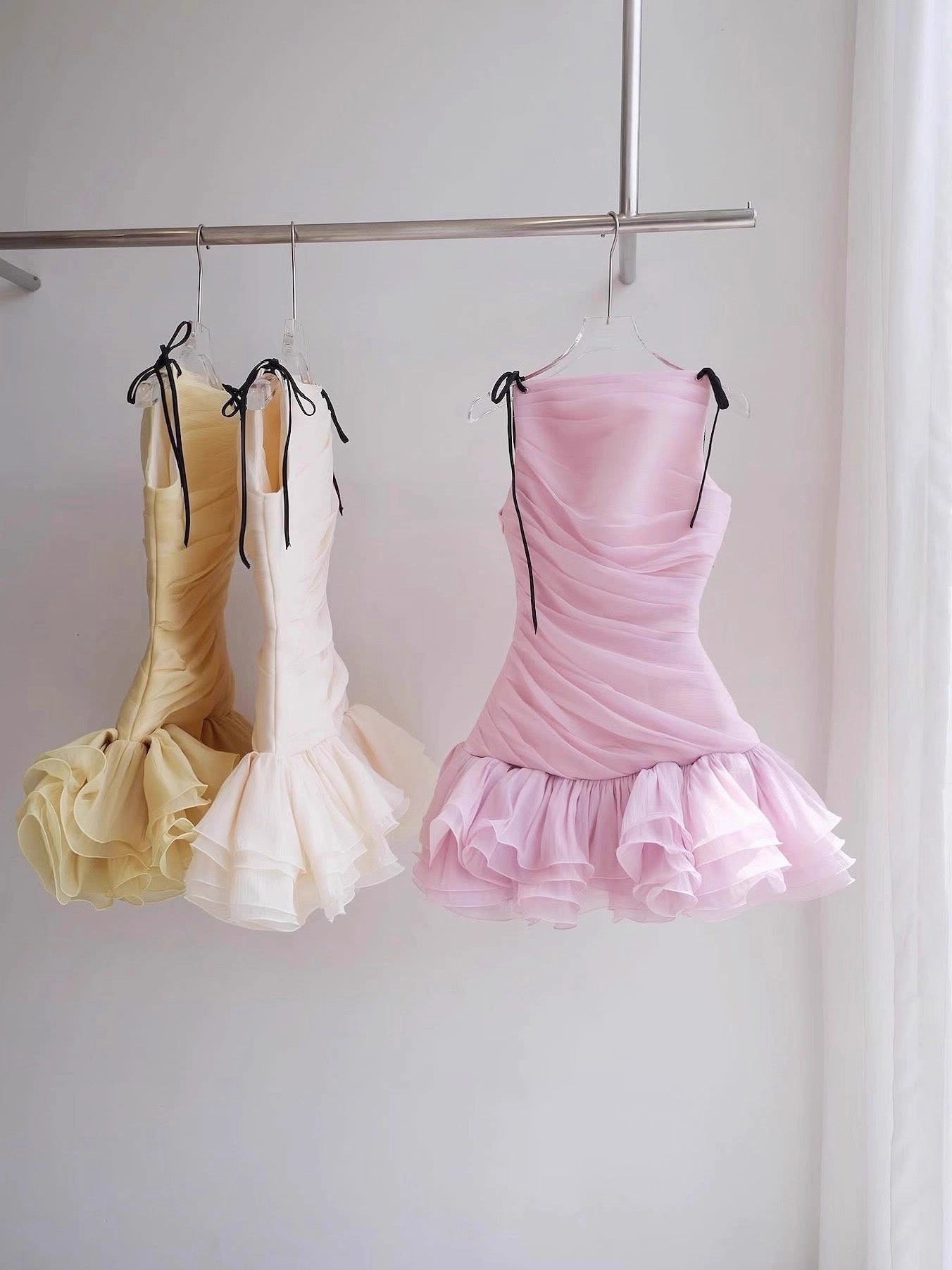 Aimishang Lovely A Line Sleeveless Layered Short Homecoming Dresses Summer Mini Graduation Party Dress